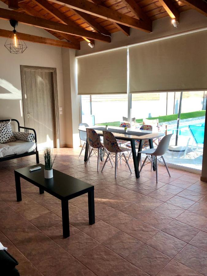 Sunlit Pool House Villa Posidhonia  Bagian luar foto