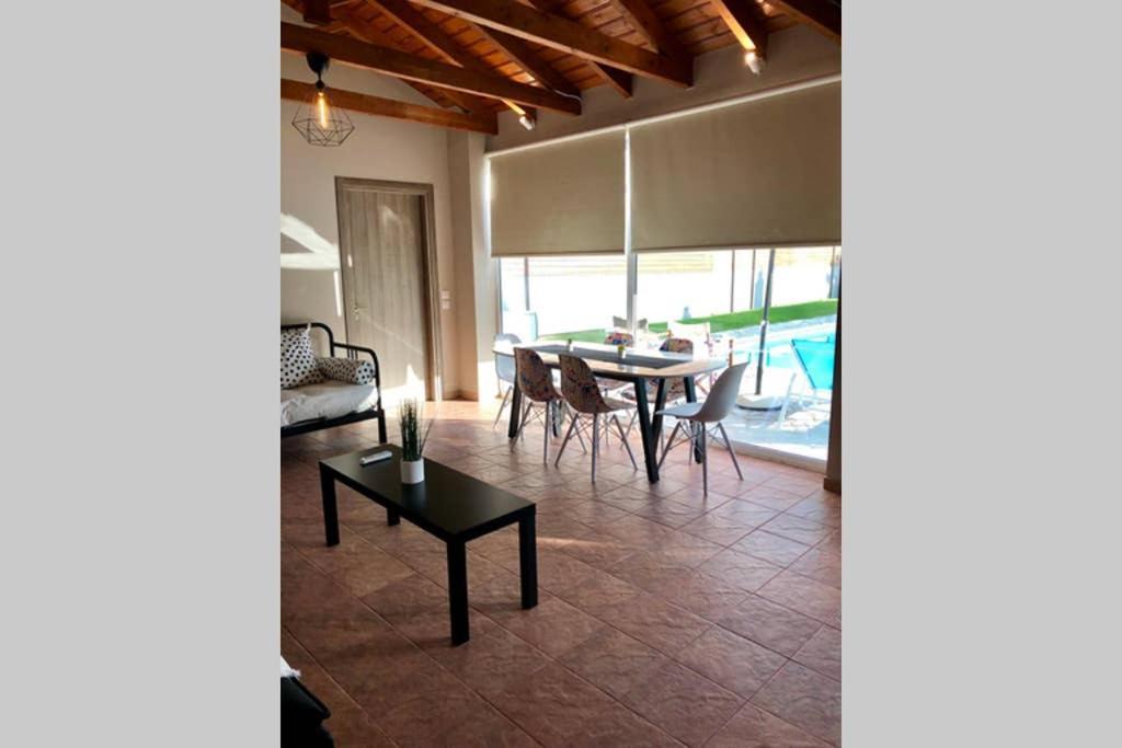 Sunlit Pool House Villa Posidhonia  Bagian luar foto