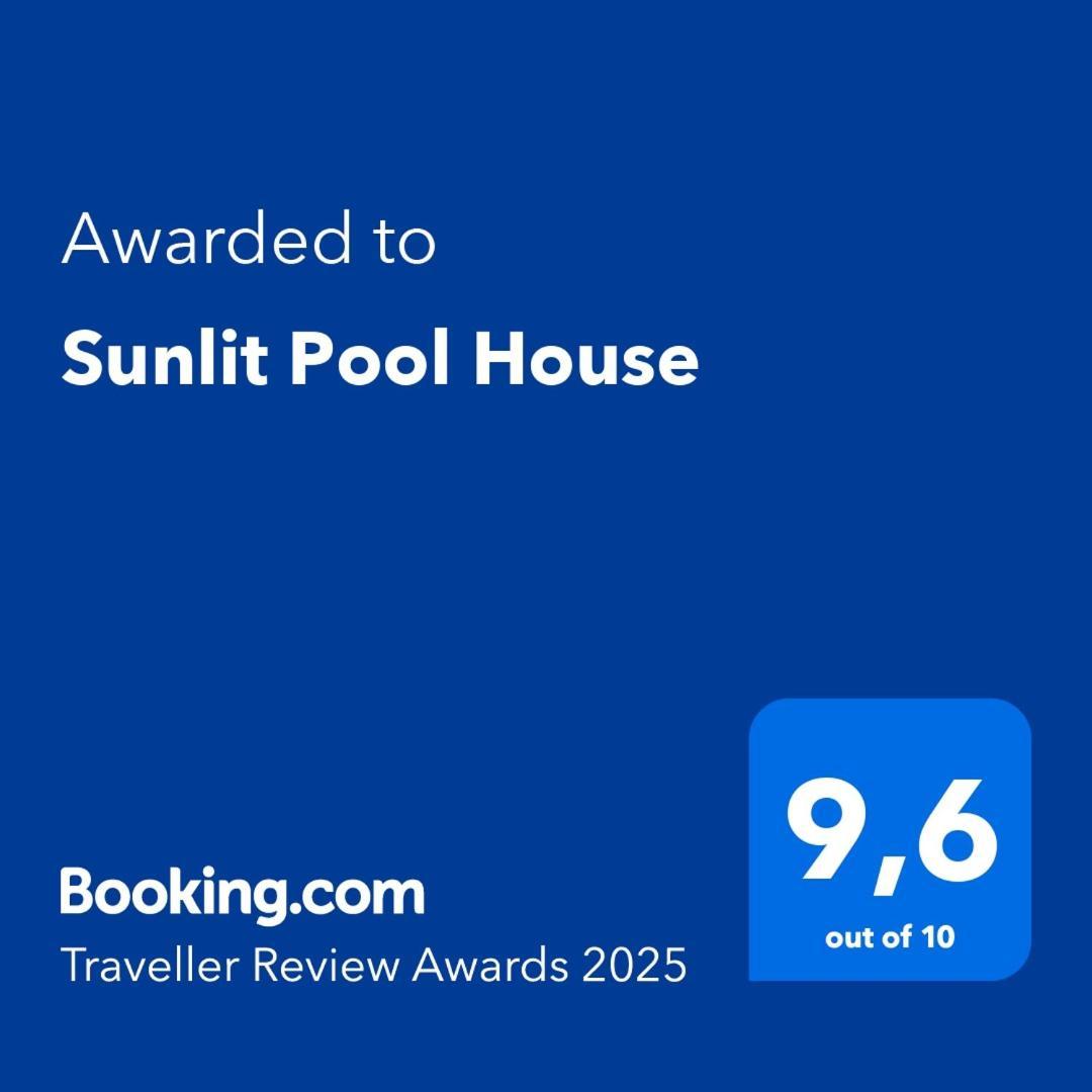 Sunlit Pool House Villa Posidhonia  Bagian luar foto
